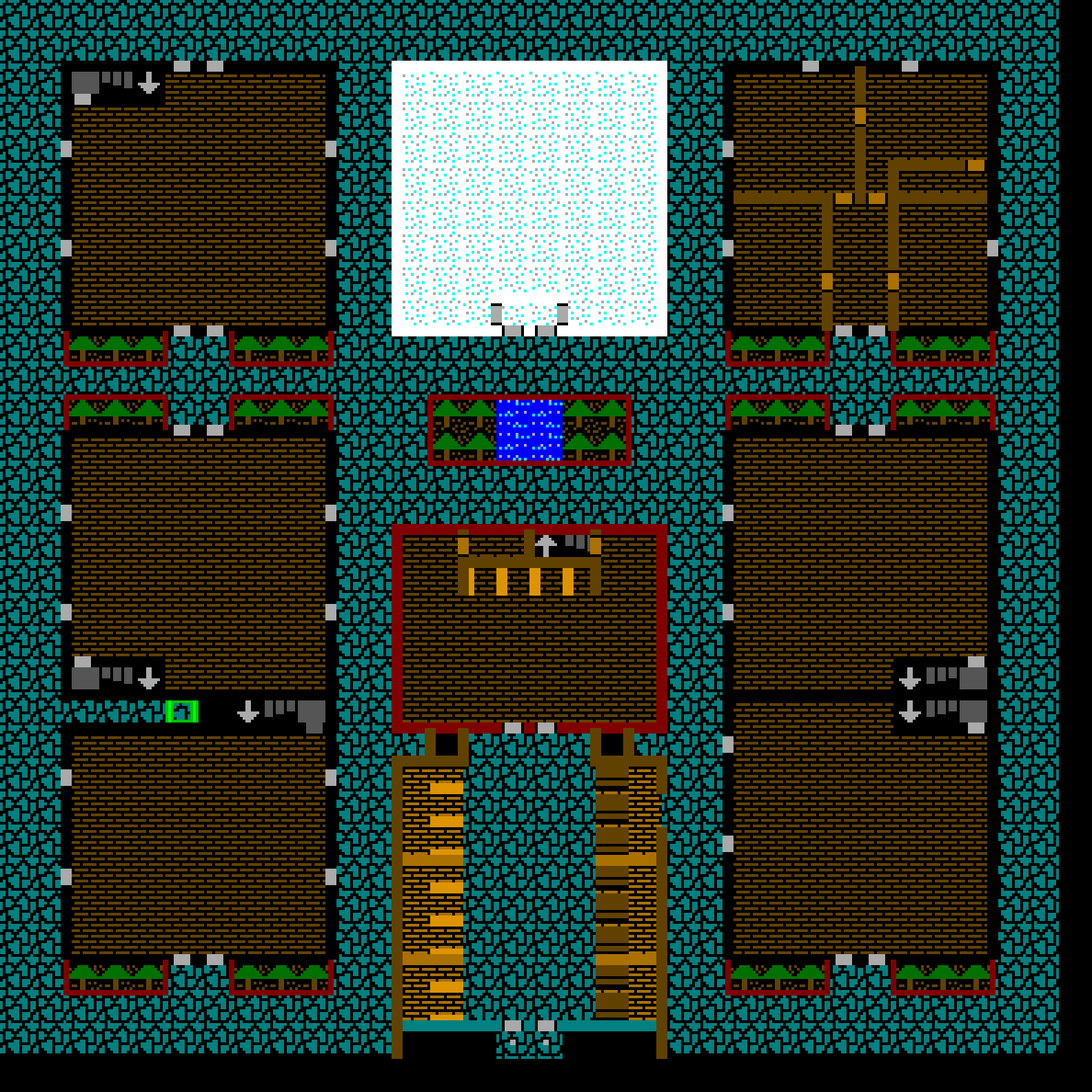 A sector of The Mystic Realms of Alhanzar rendered by the reconstructed engine